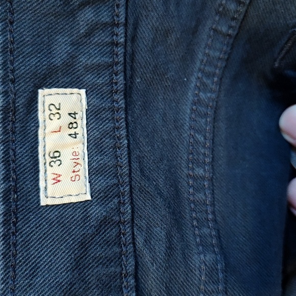 36x32 J. Crew Mens Dark Indigo 484 Slim Fit Stretch Jean - Picture 7 of 14